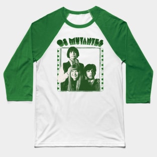 Os Mutantes \/\ Retro Original Fan Art Design Baseball T-Shirt